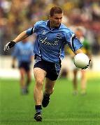 11 August 2001; Dessie Farrell of Dublin during the Bank of Ireland All-Ireland Senior Football Championship Quarter-Final Replay match between Dublin and Kerry at Semple Stadium in Thurles, Tipperary. Photo by Ray McManus/Sportsfile