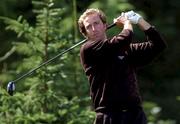 16 August 2001; Marcello Santi watches his drive from the 9th tee box during day one the North West of Ireland Open at the Slieve Russell Hotel Golf and Country Club in Cavan. Photo by Matt Browne/Sportsfile