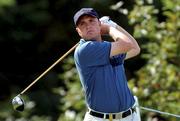 16 August 2001; Graeme Storm watches his drive from the  9th tee box during day one the North West of Ireland Open at the Slieve Russell Hotel Golf and Country Club in Cavan. Photo by Matt Browne/Sportsfile