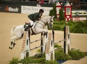 3 October 2010; Mark Kyle, on Step In Time, competing in Show Jumping element of the FEI World Eventing Championship at the 2010 Alltech FEI World Equestrian Games. Kentucky Horse Park, Lexington, Kentucky, USA. Picture credit: Ray McManus / SPORTSFILE