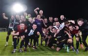 2 August 2016; Dundalk players celebrate after the UEFA Champions League Third Qualifying Round 2nd Leg match between Dundalk and BATE Borisov at Tallaght Stadium in Tallaght, Co. Dublin. Photo by David Maher/Sportsfile