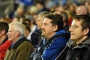 2 October 2010; Supporters watch on during the Celtic League, Leinster v Munster game, Aviva Stadium, Lansdowne Road, Dublin. Picture credit: Stephen McCarthy / SPORTSFILE