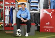 5 October 2010; Northern Ireland player Chris Brunt during an instore event. PUMA Instore Event, S.S. Moore Sports ltd, Chichester St, Belfast, Co. Antrim. Picture credit: Oliver McVeigh / SPORTSFILE