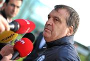 5 October 2010; Republic of Ireland assistant manager Marco Tardelli speaking during a media update after squad training ahead of their Euro 2012 Championship Group B Qualifier against Russia on Friday. Republic of Ireland Media Update, Gannon Park, Malahide, Co. Dublin. Picture credit: David Maher / SPORTSFILE