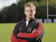 5 October 2010; Ulster's Chris Henry after a press conference ahead of their Heineken Cup, Pool 4, Round 1, match against Aironi Rugby on Friday. Ulster rugby squad training, Newforge Country Club, Belfast, Co. Antrim. Picture credit: Oliver McVeigh  / SPORTSFILE