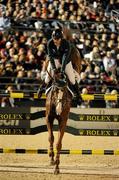 7 October 2010; Billy Twomey on Tinka's Serenade, jump the 13th and final fence, while competing in FEI World Jumping Championship, 2nd qualification for the Individual and Final Team Championship, at the 2010 Alltech FEI World Equestrian Games. Kentucky Horse Park, Lexington, Kentucky, USA. Picture credit: Ray McManus / SPORTSFILE