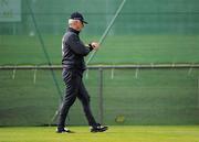 7 October 2010; Republic of Ireland manager Giovanni Trapattoni checks his watch during squad training ahead of their EURO 2012 Championship Group B Qualifier against Russia on Friday. Republic of Ireland Squad Training, Gannon Park, Malahide, Co. Dublin.Picture credit: Brian Lawless / SPORTSFILE