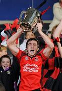 10 October 2010; David Redmond, Oulart the Ballagh, lifts the Dr. Bob Bowe Cup. Wexford County Senior Hurling Championship Final, Oulart the Ballagh v St Martin's, Wexford Park, Wexford. Picture credit: Matt Browne / SPORTSFILE