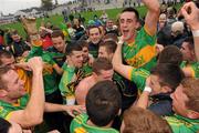 10 October 2010; Rhode players celebrate after the game. Offaly County Senior Football Championship Final, Rhode v Clara, O'Connor Park, Tullamore, Co. Offaly. Photo by Sportsfile