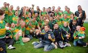 10 October 2010; The Rhode team celebrate after the game. Offaly County Senior Football Championship Final, Rhode v Clara, O'Connor Park, Tullamore, Co. Offaly. Photo by Sportsfile