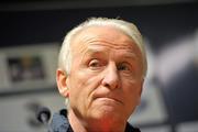 11 October 2010; Republic of Ireland manager Giovanni Trapattoni during a press conference ahead of their Euro 2012 Championship Group B Qualifier against Slovakia on Tuesday. Republic of Ireland Press Conference, Stadion MSK Zilina, Zilina, Slovakia. Picture credit: David Maher / SPORTSFILE