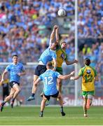 6 August 2016; Paul Flynn of Dublin  in action against Karl Lacey of Donegal  during the GAA Football All-Ireland Senior Championship Quarter-Final match between Dublin and Donegal at Croke Park in Dublin. Photo by Eóin Noonan/Sportsfile