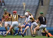 7 August 2016; Shane Bennett of Waterford in action against Kilkenny defenders Paul Murphy, left, Cillian Buckley, 7, Joey Holden and Kilkenny goalkeeper Eóin Murphy during the GAA Hurling All-Ireland Senior Championship Semi-Final match between Kilkenny and Waterford at Croke Park in Dublin. Photo by Ray McManus/Sportsfile