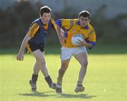 6 October 2010; Chris McGuinness, DCU, in action against Morgan Quinn, St. Pat's.  Ulster Bank Higher Education Centenary 7s Final, DCU v St. Pat's, Dublin City University, Glasnevin, Dublin. Picture credit: Brian Lawless / SPORTSFILE