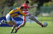 6 October 2010; Sam O'Driscoll, Cork IT, in action against Oliver Doherty, St. Pat's.  Ulster Bank Higher Education Centenary 7s, Quarter-Final, St. Pat's v Cork IT, Dublin City University, Glasnevin, Dublin. Picture credit: Brian Lawless / SPORTSFILE