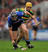 10 October 2010; Gavin O'Loughlin, Sarsfields in action against Denis O'Callaghan, Glen Rovers. Cork County Senior Hurling Championship Final, Sarsfields v Glen Rovers, Pairc Ui Chaoimh, Cork. Picture credit: Brian Lawless / SPORTSFILE