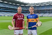 8 August 2016; Cyril Donnellan of Galway, left, and Noel McGrath of Tipperary during a media event ahead of the GAA All-Ireland Hurling Senior Championship Semi-Final between Galway and Tipperary this Sunday. Croke Park, Dublin. Photo by Piaras Ó Mídheach/Sportsfile