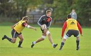 19 October 2010; Munster's Dave Foley in action during squad training ahead of their Celtic League game against Benetton Treviso on Friday night. Munster Rugby squad training, University of Limerick, Limerick. Picture credit: Brendan Moran / SPORTSFILE