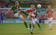 8 August 2016; Stephen Dooley, left, of Cork City in action against Pat McCann of Sligo Rovers during the SSE Airtricity League Premier Division match between Cork City and Sligo Rovers at Turners Cross in Cork. Photo by Seb Daly/Sportsfile