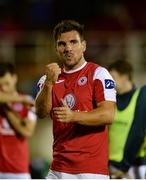 8 August 2016; Gavin Peers of Sligo Rovers celebrates following his team's victory during the SSE Airtricity League Premier Division match between Cork City and Sligo Rovers at Turners Cross in Cork. Photo by Seb Daly/Sportsfile