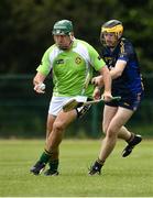 9 August 2016; Damien Bowe of Australasia in action against Diarmuid Kelly of Europre during the Etihad Airways GAA World Games 2016 - Day 1 at UCD in Dublin. Photo by Sam Barnes/Sportsfile
