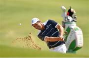 9 August 2016; Padraig Harrington of Ireland chips out of a bunker during a practice round ahead of the Men's Strokeplay competition at the Olympic Golf Course, Barra de Tijuca, during the 2016 Rio Summer Olympic Games in Rio de Janeiro, Brazil. Photo by Brendan Moran/Sportsfile