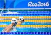 10 August 2016; Fiona Doyle of Ireland competes in the heats of the Women's 200m Breaststroke at the Olympic Aquatic Stadium during the 2016 Rio Summer Olympic Games in Rio de Janeiro, Brazil. Photo by Stephen McCarthy/Sportsfile