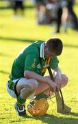 24 October 2010; A dejected Jamie Power, Carrickshock, after the match. Kilkenny County Senior Hurling Championship Final, Carrickshock v O'Loughlin Gaels, Nowlan Park, Kilkenny. Picture credit: Brian Lawless / SPORTSFILE