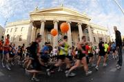 25 October 2010; Competitors pass the GPO during the Lifestyle Sports - adidas Dublin Marathon 2010. Picture credit: Barry Cregg / SPORTSFILE