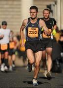 25 October 2010; Stephen Flavin, from Gorey, Co. Wicklow, in action during the Lifestyle Sports - adidas Dublin Marathon 2010, Merrion Square, Dublin. Picture credit: Barry Cregg / SPORTSFILE