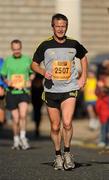 25 October 2010; Declan Caffrey, from Greystones, Co. Wicklow, in action during the Lifestyle Sports - adidas Dublin Marathon 2010. Picture credit: Barry Cregg / SPORTSFILE