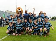 13 August 2016; The Navan RFC team at the Bank of Ireland Half-Time Mini Games at the Pre-Season Friendly game between Leinster and Ulster at Navan RFC in Navan, Co Meath. Photo by Matt Browne/Sportsfile