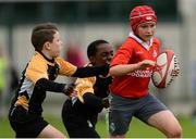 14 August 2016; Action from the Rugby Mini U11 & O9 Boys match between Limerick and Roscommon at Weekend 1 of the Community Games National Festival at Athlone I.T in Athlone, Co Westmeath. Photo by Seb Daly/Sportsfile