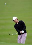 23 August 2001; Pernilla Sterner pitches onto the 7th green during a practice round ahead of the Waterford Crystal Ladies Irish Open at Faithlegg House Hotel & Golf Club in Waterford. Photo by Matt Browne/Sportsfile