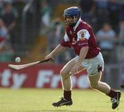 25 August 2001; Damien Hayes of Galway during the All-Ireland U21 Hurling Championship Semi-Final match between Limerick and Galway at Cusack Park in Ennis, Clare. Photo by Matt Browne/Sportsfile