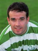 28 August 2001; Jason Colwell of Shamrock Rovers during the Eircom League Premier Division match between Longford Town and Shamrock Rovers at Flancar Park in Longford. Photo by David Maher/Sportsfile