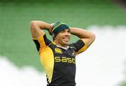 5 November 2010; South Africa's Bryan Habana during the captain's run ahead of their Autumn International game against Ireland, on Saturday. South Africa Rugby Squad Captain's Run, Aviva Stadium, Lansdowne Road, Dublin. Picture credit: Stephen McCarthy / SPORTSFILE