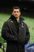 5 November 2010; Ireland's Rob Kearney watches on from the sideline during the captain's run ahead of their Autumn International game against South Africa, on Saturday. Ireland Rugby Squad Captain's Run, Aviva Stadium, Lansdowne Road, Dublin. Picture credit: Stephen McCarthy / SPORTSFILE