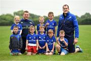 17 August 2016; Leinster Rugby players Jack McGrath and Devin Toner with participants during the Bank of Ireland Leinster Rugby Camp at Ashbourne RFC, Milltown House, Milltown Rd, Ashbourne, Co Meath. Photo by Matt Browne/Sportsfile