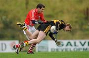 7 November 2010; Colm Cooper, Dr. Crokes, in action against Finbar Nash, Monaleen. AIB GAA Football Munster Club Senior Championship Quarter-Final, Dr. Crokes v Monaleen, Dr. Crokes Ground, Lewis Road, Killarney, Co. Kerry. Picture credit: Diarmuid Greene / SPORTSFILE