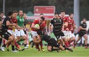 19 August 2016; Colm O'Shea of Munster is tackled by Carlo Canna of Zebre during a pre-season friendly match at the RSC in Waterford. Photo by Matt Browne/Sportsfile