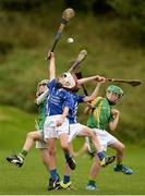 21 August 2016; Action from the Boys U11 Hurling match between Toomevara, Co. Tipperary, and Shinrone & Coolderry, Co. Offaly at Weekend 2 of the Community Games National Festival at Athlone I.T in Athlone, Co Westmeath. Photo by Seb Daly/Sportsfile