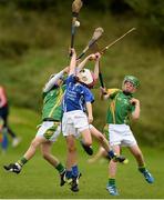 21 August 2016; Action from the Boys U11 Hurling match between Toomevara, Co. Tipperary, and Shinrone & Coolderry, Co. Offaly at Weekend 2 of the Community Games National Festival at Athlone I.T in Athlone, Co Westmeath. Photo by Seb Daly/Sportsfile