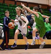 21 August 2016; Action from the Girls U16 Basketball match between Gurranabraher, Co. Cork, and St Mary's Portlaois, Co. Laois, at Weekend 2 of the Community Games National Festival at Athlone I.T in Athlone, Co Westmeath. Photo by Seb Daly/Sportsfile