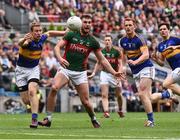 21 August 2016; Aidan O'Shea of Mayo in action against Brian Fox and George Hannigan  of Tipperary during the GAA Football All-Ireland Senior Championship Semi-Final game between Mayo and Tipperary at Croke Park in Dublin. Photo by David Maher/Sportsfile