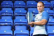 16 November 2010; Leinster's Richardt Strauss who received the Bank of Ireland Leinster Rugby Player of the Month award for October. There were nine games in the period for supporters to select their Player of the Month from, including two Heineken Cup games, two interprovincial clashes with Connacht and Munster and an away game against Benetton Treviso. Leinster supporters can now vote for the November Bank of Ireland Leinster Rugby Player of the Month. To vote simply e-mail information@leinsterrugby.ie and choose which player you think should receive next months award from tonight’s encounter with the Dragons and next weekend’s away game against the Ospreys. Everyone who nominates a player is in with a chance to win a €100 gift voucher. Bank of Ireland Leinster Rugby Player of the Month - October 2010, Donnybrook Stadium, Donnybrook, Dublin. Picture credit: Brendan Moran / SPORTSFILE