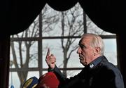 16 November 2010; Republic of Ireland manager Giovanni Trapattoni during a press conference ahead of their International Friendly against Norway on Wednesday. Republic of Ireland Press Conference, Grand Hotel, Malahide, Co. Dublin. Picture credit: David Maher / SPORTSFILE