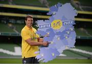 22 August 2016; Pieta 100 Cycle Ambassador and former Irish Rugby International David Wallace today at the launch of the Pieta 100 cycle at the Aviva Stadium in Dublin. The cycle, which is in its 2nd year, is supported by Aviva and has extended to 10 venues for 2016. The cycle will take place on the 25th September at venues across the country and includes both a 100km and a 50km route. For more information log on to www.pieta100cycle.com #Pieta100 Photo by Piaras Ó Mídheach/Sportsfile