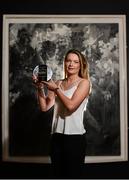 26 August 2016; Saoirse Noonan of Cork with The Croke Park Ladies Football Player of the Month award for July. The Croke Park, Jones Road, Dublin. Photo by Seb Daly/Sportsfile