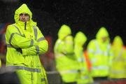 16 November 2010; A general view of stewards at work during the game. Sony Ericsson Challenge, Munster v Australia, Thomond Park, Limerick. Picture credit: Diarmuid Greene / SPORTSFILE